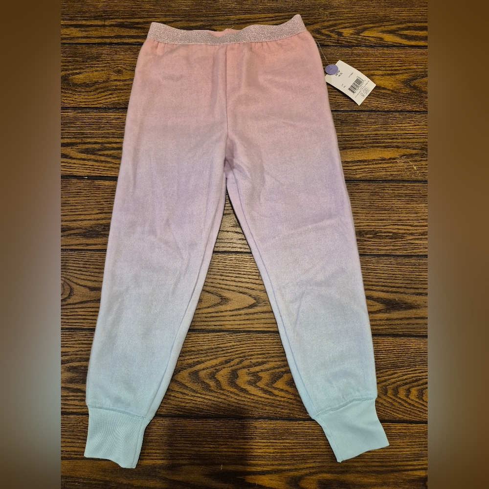 NWT George Ombré Fleece Jogger Warm Pants Girls Size 4-5 XS